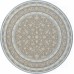 Иранский ковер Adrina 153062 Серый круг